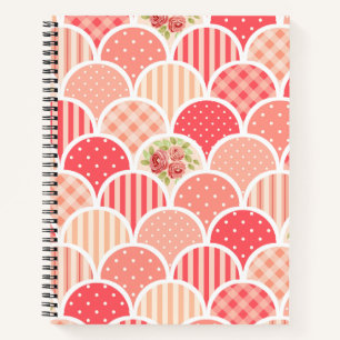 Mooi vintage l Decoratief bloemmotief Notitieboek