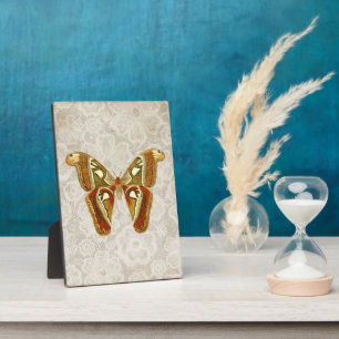 Mooi vintage motief botanisch tabletblad fotoplaat