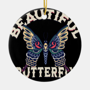 mooi-vlinder-retro-vector-art-illustratie- keramisch ornament