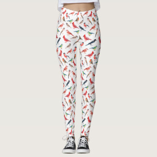 Mooi vogelpatroon leggings