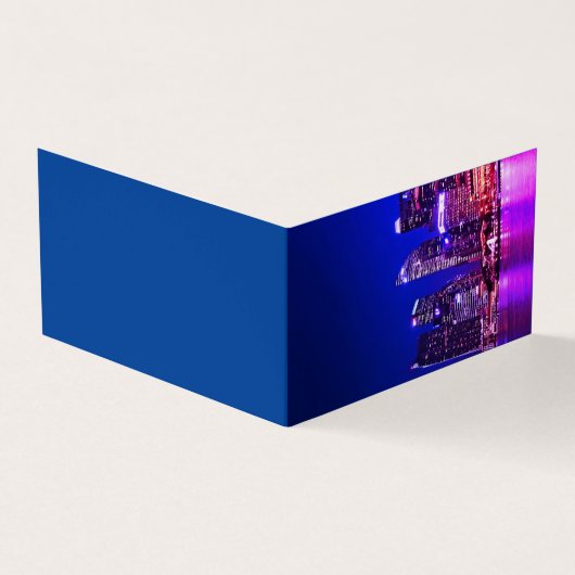 mooi vouwbaar visitekaartje (Buitenkant)