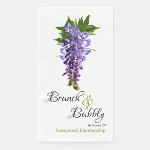 Mooi Vrijgezellenfeest van Wisteria Brunch Servet