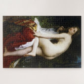 Mooi Vrouw Bather (door Bouguereau) Legpuzzel (Horizontaal)