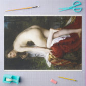 Mooi Vrouw Bather (door Bouguereau) Tissuepapier (Craft)