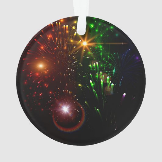 Mooi vuurwerk ornament (achterkant)
