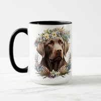 MOOI WATERVERF CHOCOLADE LABRADOR RETRIEVER