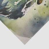 Mooi: Waterverf Frankenstein Decoupage Tissuepapier (Detail)