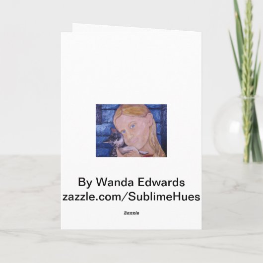 Mooi Wenskaart Kaart (Achterkant)