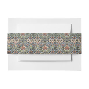 Mooi werk van William Morris, Art Nouveau, Beaut Uitnodigingen Wikkel