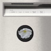 Mooi White Petunia Magnet Magneet (Insitu (Vaatwasser))