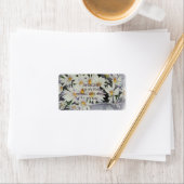 MOOI WIT DAISY BOEKET BLOEMIG ETIKET (Insitu)