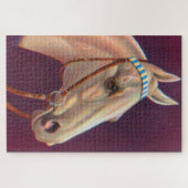 mooi wit paard legpuzzel (Horizontaal)