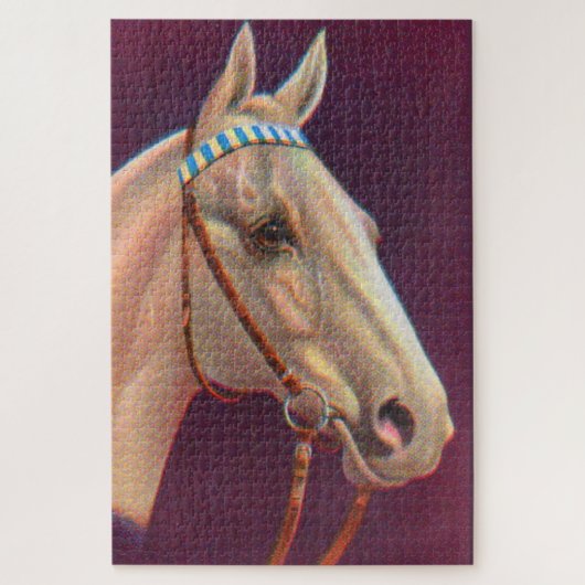 mooi wit paard legpuzzel (Verticaal)