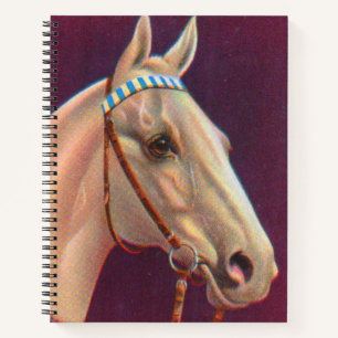 mooi wit paard notitieboek