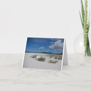 Mooi Witte strand in Australië Wenskaart Bedankkaart