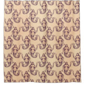 Mooi  zeemeermin Zee nautisch Douchegordijn (Voorkant)