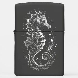 Mooi zeepaardje tattoo met ingewikkelde details