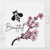 mooi zijn wijn etiket (Enkel label)