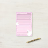 Mooi Zwanen Delicate Notities Post-it® Notes (Op bureau)