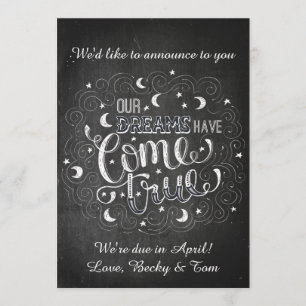 Mooi zwangerschapsaankondiging aankondiging