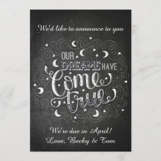 Mooi zwangerschapsaankondiging aankondiging