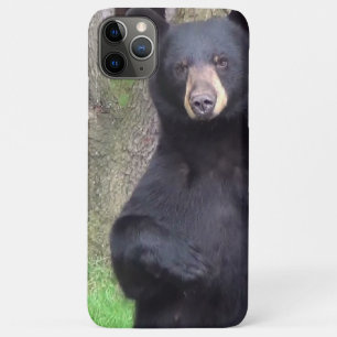 Mooi zwart Beer iPhone 11 Pro Max Hoesje