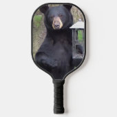 Mooi zwart Beer Pickleball Paddle (Voorkant)