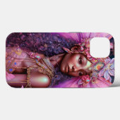 Mooi zwart meisje met fantasy Art Case-Mate iPhone Case (Achterkant (horizontaal))