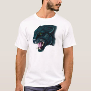 Mooi zwart panter t-shirt