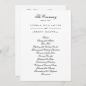 Mooi zwart-wit platte programma (Voorkant / Achterkant)