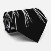 Mooi zwart-wit Tiger-Afrika Stropdas (Opgerold)