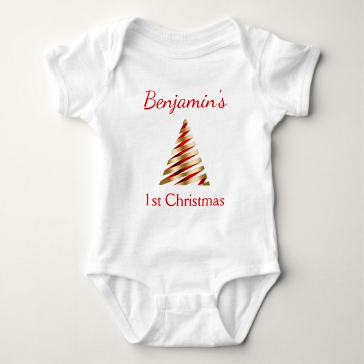 Mooie 1e Kerstmis Romper (Voorkant)