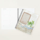 Mooie 2025 familienaam Monogram Planner (Display)
