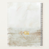 Mooie 2025 familienaam Monogram Planner (Achterkant)