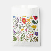 Mooie 60's Retro Wildflower, Bedankzakje (Voorkant)