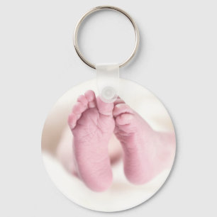 Mooie Aandoenlijke Baby Shower Bedje Nursery Voeta Sleutelhanger