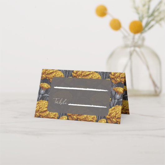 Mooie aangepaste anjer tuin herfst bruiloft (Voorkant)