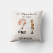 Mooie aangepaste gezinsfoto kussen (Achterkant)