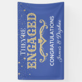 Mooie Aangepaste verlovingsbanner Spandoek (Verticaal)