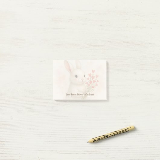 Mooie Aanmoedigende Post-it® Notitieblok voor op h Notes (Op bureau)