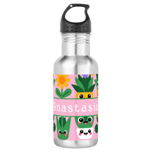 Mooie Aanpasbare Pot Plant Afdruk Waterfles