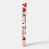 Mooie aardbeiendesign met eigen naam Case-Mate iPhone case (Achterkant / Rechts)