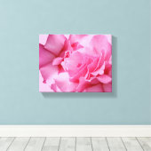 Mooie abstract mooie roze roos moderne bloem canvas afdruk (Insitu (Houten vloer))