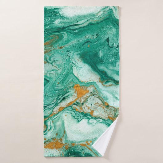 Mooie abstracte achtergrond. Golden en donkere gre Badhanddoek (Badhanddoek)