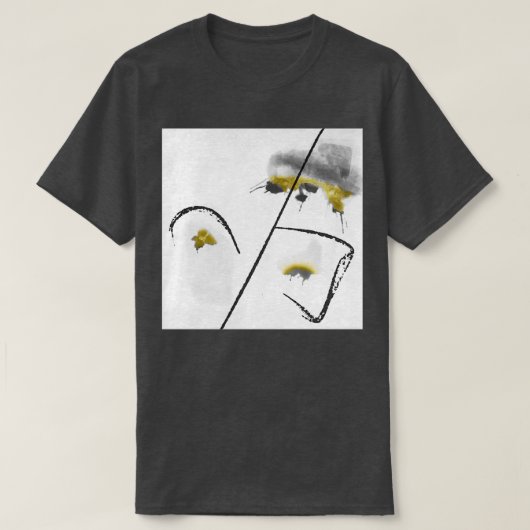 mooie abstracte bloem t-shirt (Design voorkant)