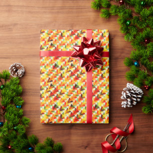 Mooie abstracte driehoeken patroon cadeaupapier