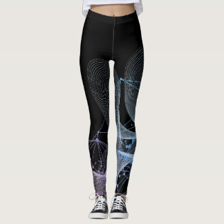Mooie Abstracte geometrische stijlvolle kunst op z Leggings
