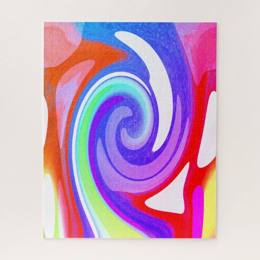 Mooie abstracte kunst legpuzzel (Verticaal)