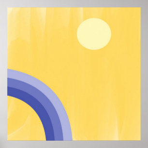 Mooie abstracte kunst poster