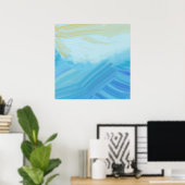 Mooie abstracte kunst poster (Thuiskantoor)